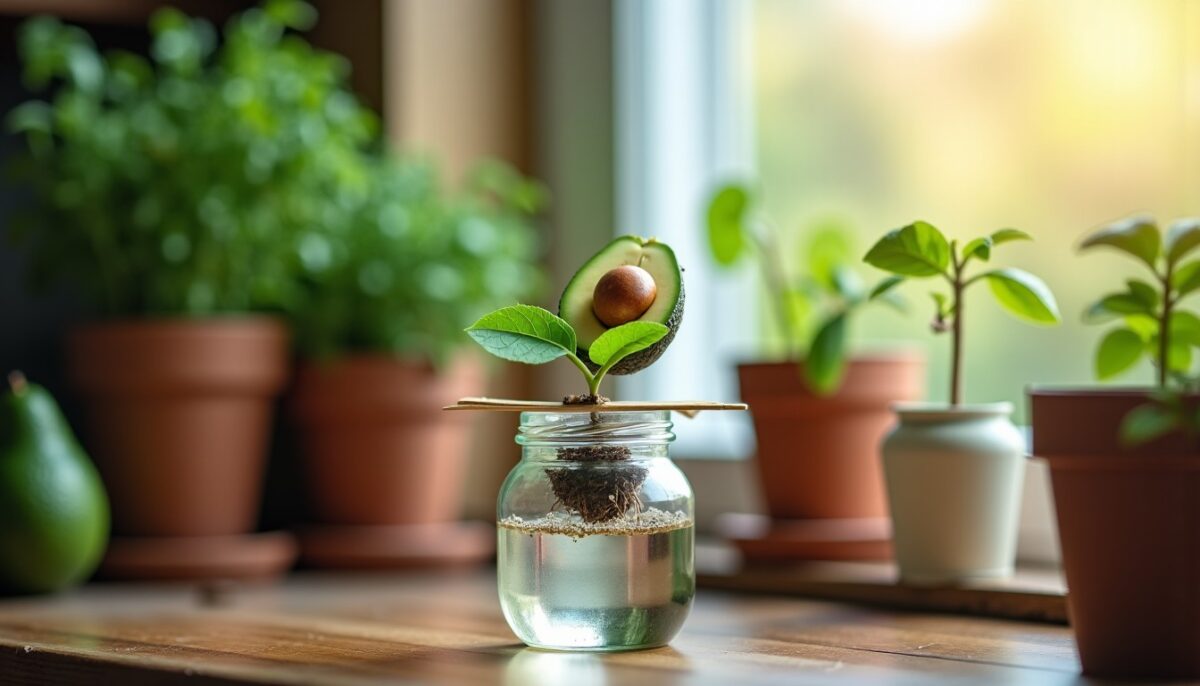 Guide pratique : Faites germer un noyau d’avocat chez vous, étape par étape