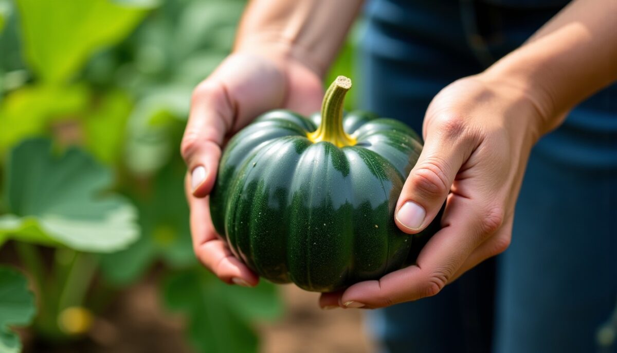 Comment reconnaître la maturité de votre courge de Provence malgré sa teinte verte ?