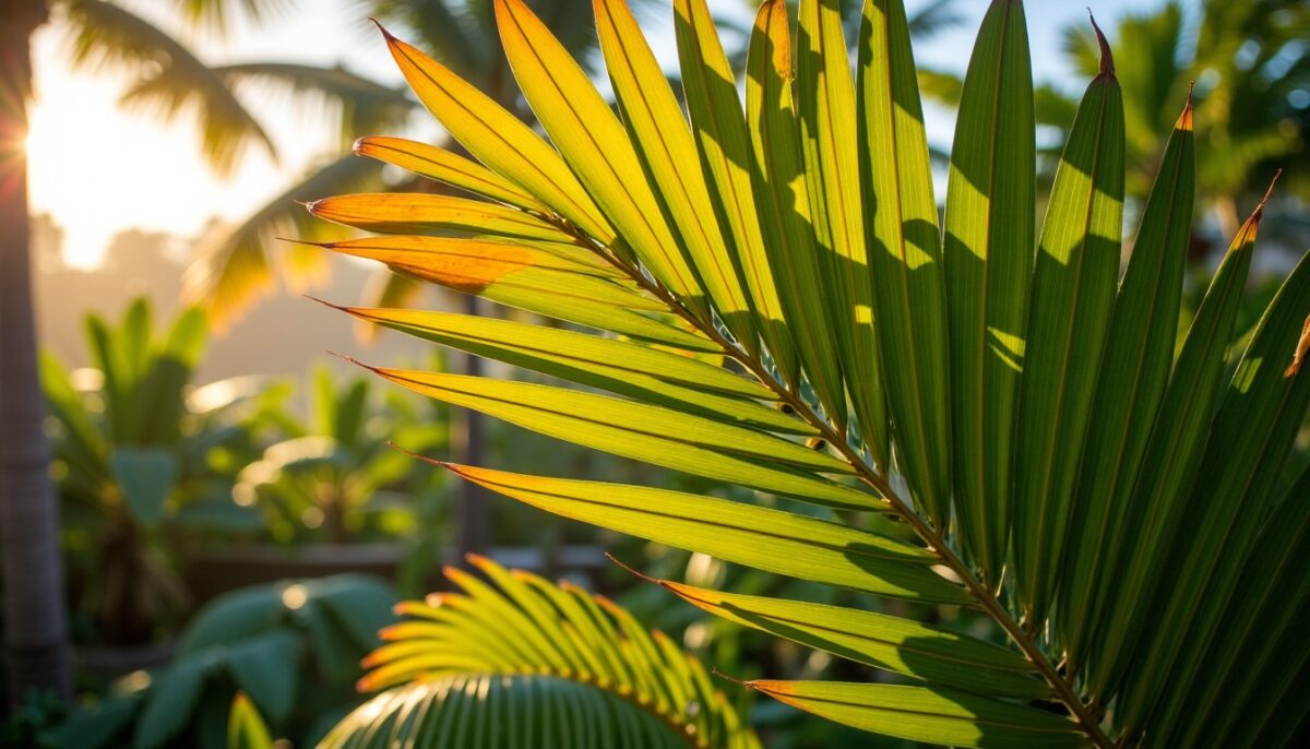 Feuilles jaunes sur votre palmier hawaïen : causes et solutions efficaces