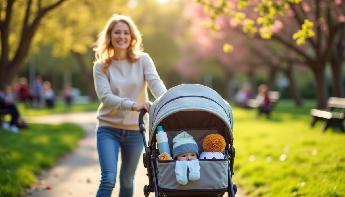 Organiseur de poussette : indispensable pour longues sorties, superflu pour trajets courts